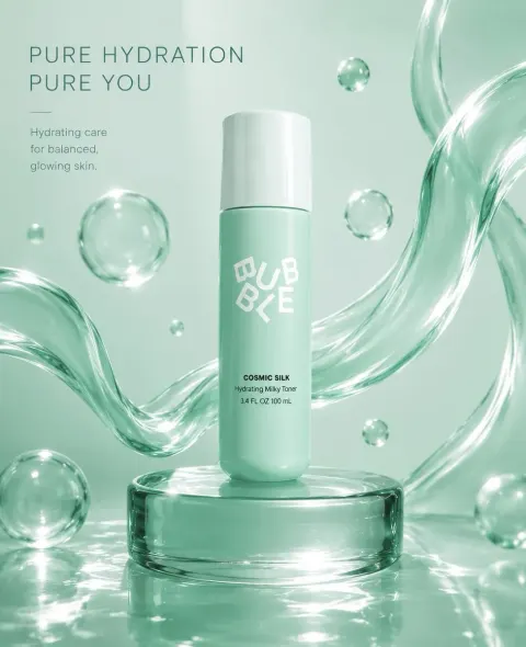 Luxury Mint Green Skincare Ad