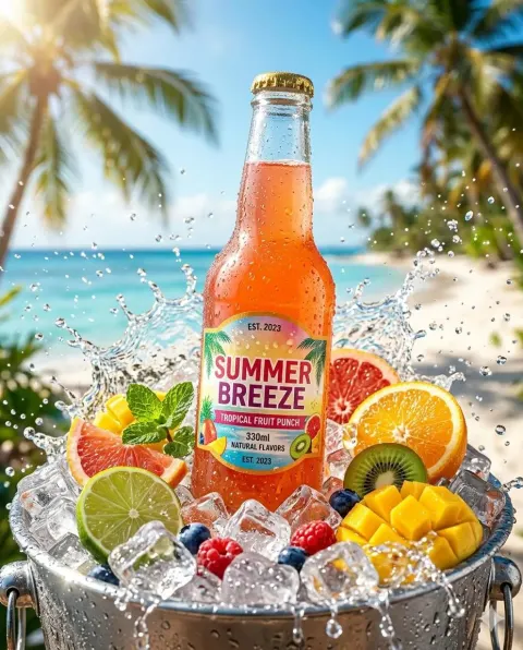 Refreshing Summer Drink Ad