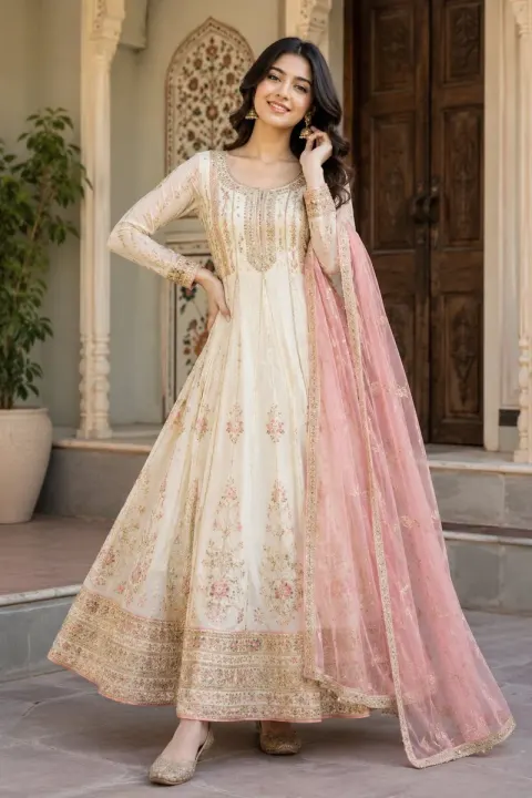 Luxury Ethnic Fashion Cinematic Portrait