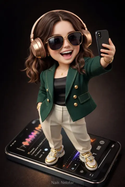 Chibi Designer Toy Selfie