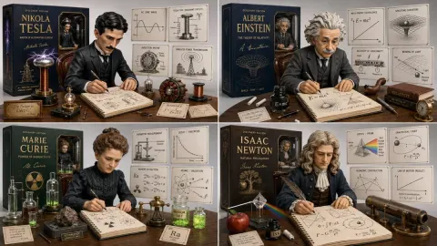 Legendary Scientists Discovery Dioramas