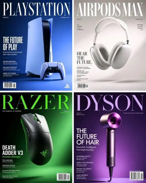 Luxury Magazine Cover Design