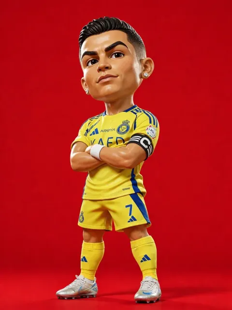 Chibi Ronaldo 3D Figurine
