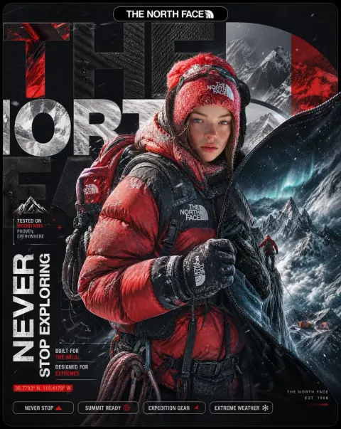 North Face Extreme Expedition Poster
