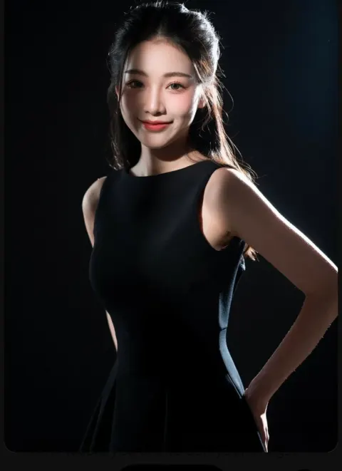 Cinematic Studio Portrait Duo