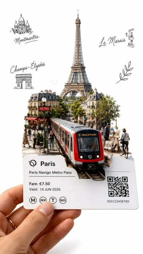Premium City Transit Pass Art