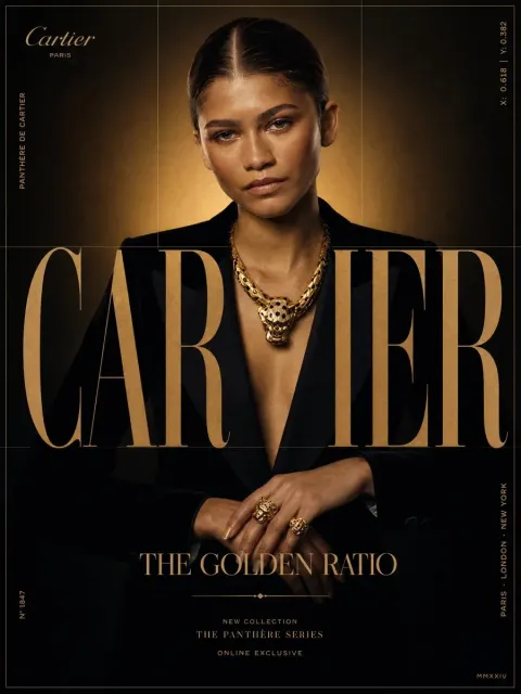 Cartier Zendaya Golden Ratio Luxury Campaign