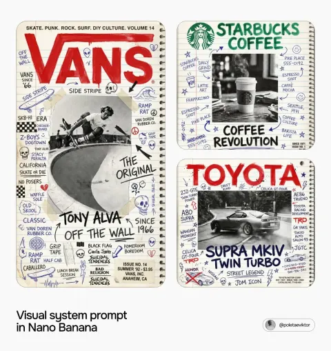 Brand Zine Notebook Cover
