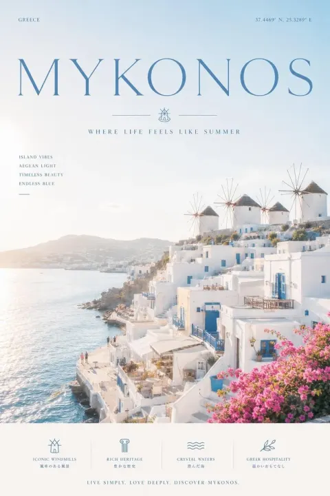 Cinematic Minimalist Travel Poster