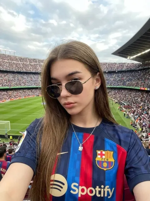Barcelona Fan Stadium Selfie