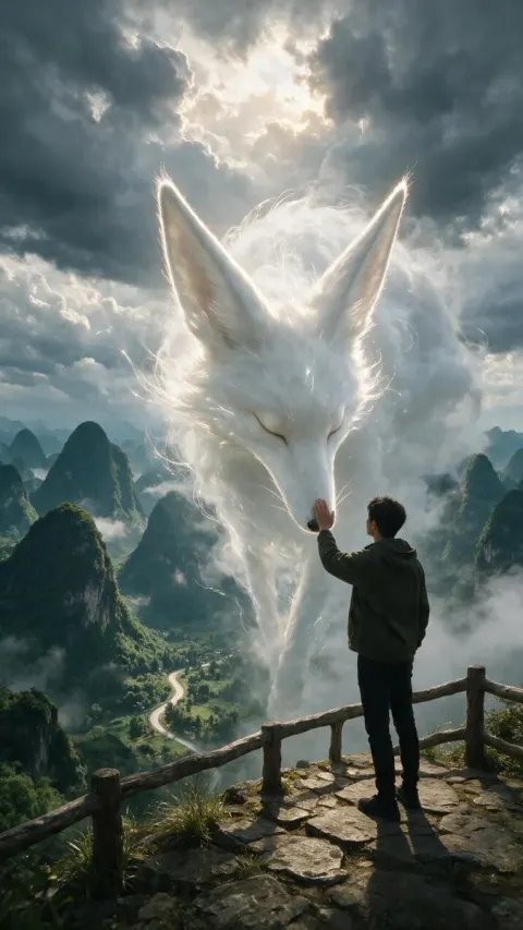 Celestial Fox Spirit Encounter