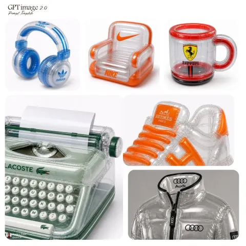 Inflatable Transparent Product Showcase