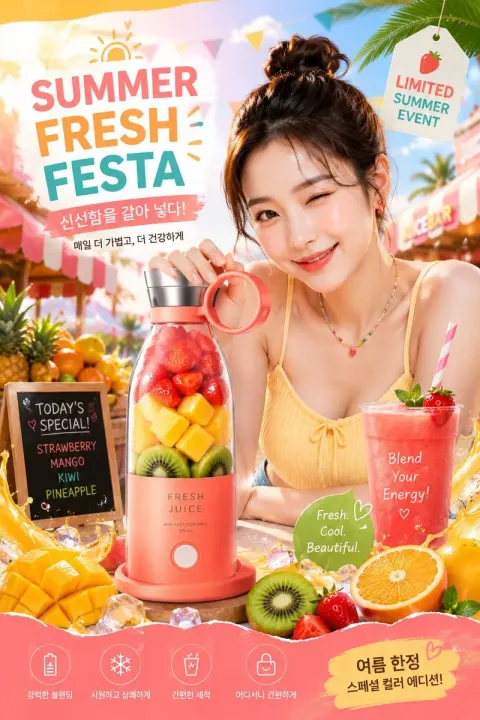 Korean Summer Blender Commercial
