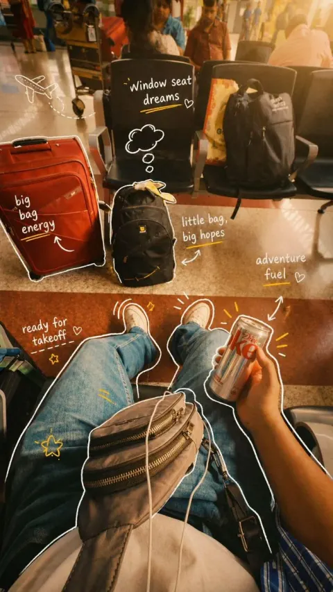 Airport Travel POV Photography
