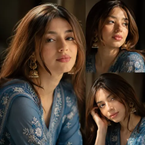 South Asian Beauty Portrait Collage