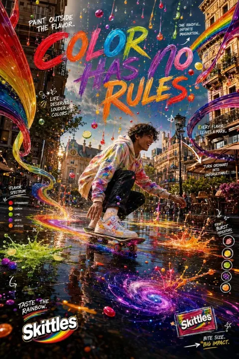 Skittles Flavor Storm Campaign