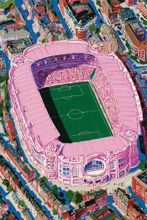 Dreamlike Football Surrealist Fantasy