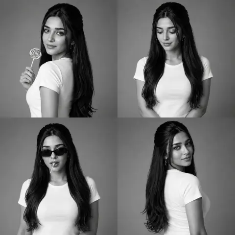 Luxury Black-White Fashion Collage
