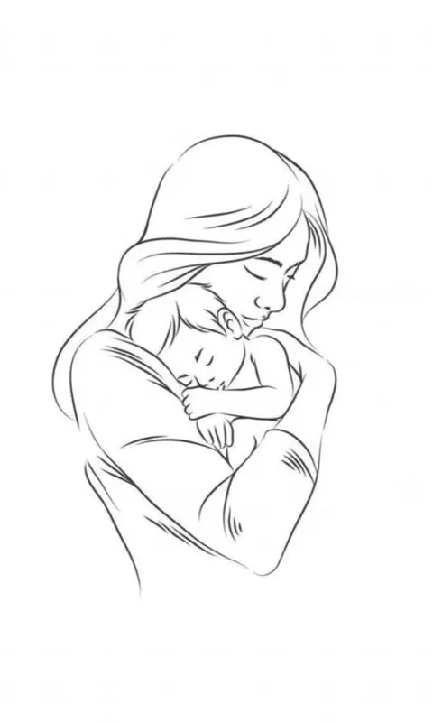 SVG: Mom and Son