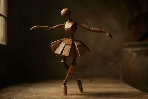Wooden Automaton Art