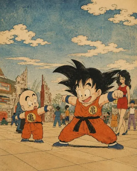 Ukiyo-e Martial Arts Heroes
