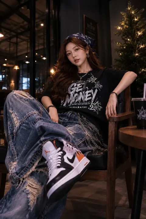 Cafe Fashion Portrait Shoot