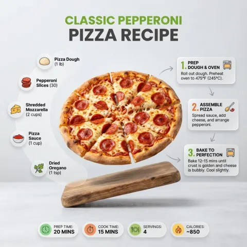 Modern Recipe Infographic Design