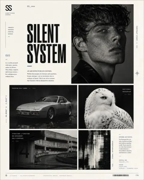 Avant-Garde Editorial Poster Design