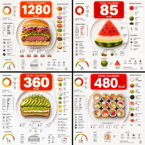 Food Nutrition Infographic Design
