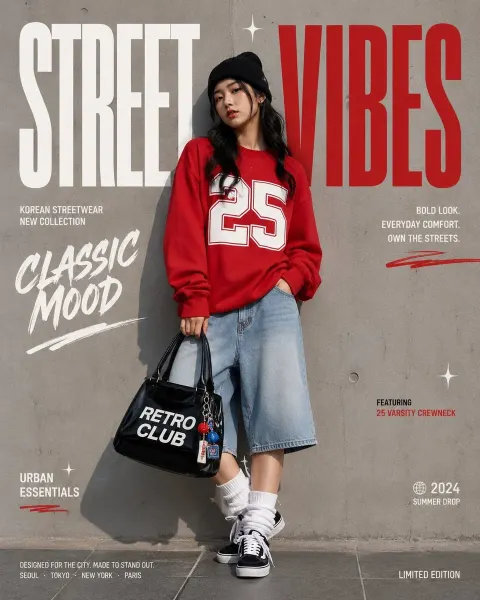 Premium Korean Streetwear Editorial