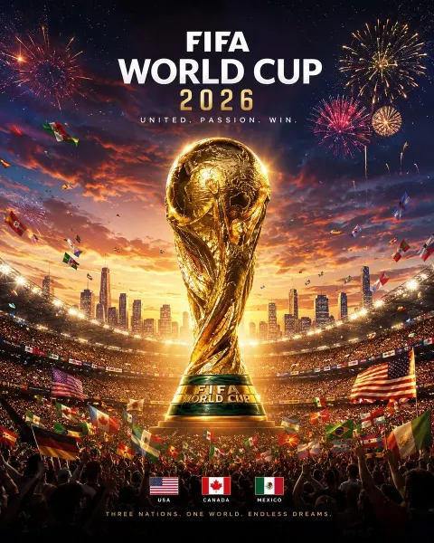 Epic World Cup Cinematic Poster