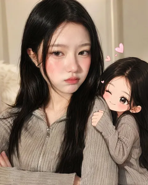 Real Meets Anime Aegyo
