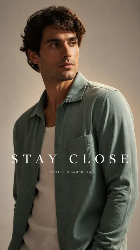 Luxury Male Model Fashion Editorial