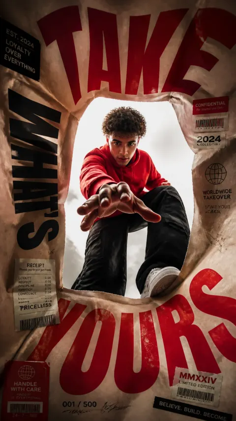Premium Streetwear Editorial Poster