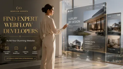 Luxury Webflow Expert Ad