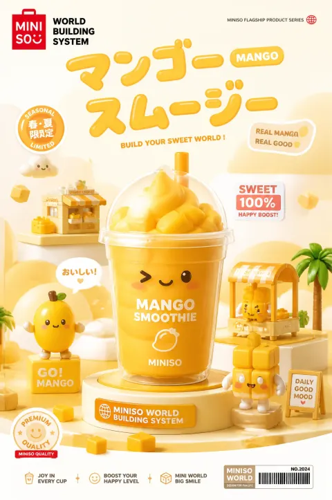 Mango Slush MINISO World Build