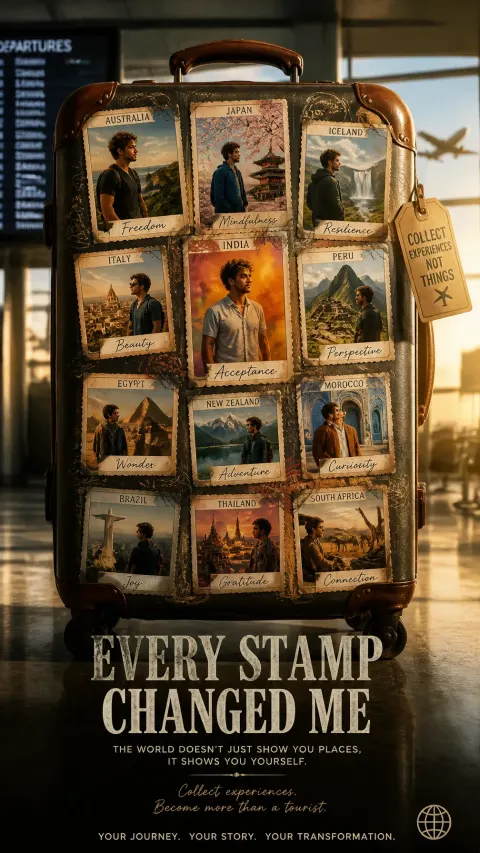 Every Stamp Changed Me Travel Poster
