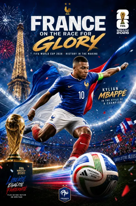 France World Cup Glory Poster