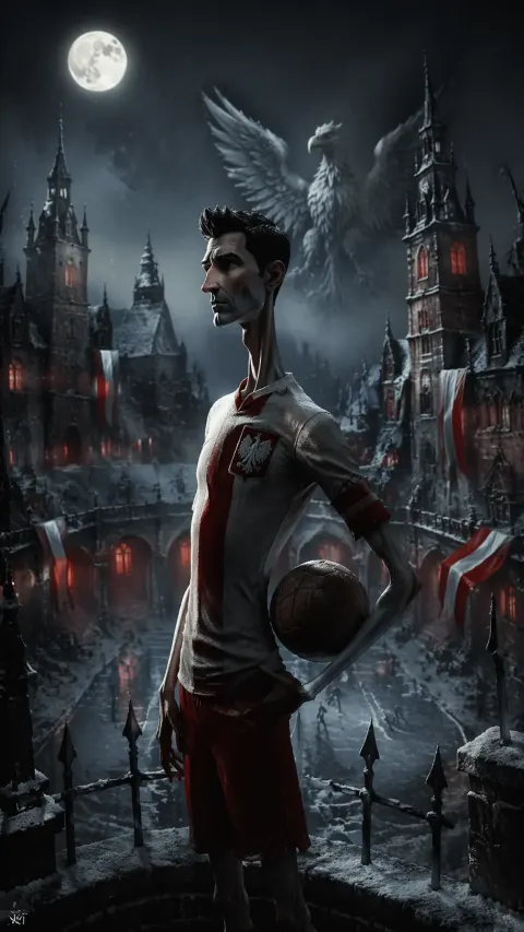 Gothic Football Fairytale: Lewandowski