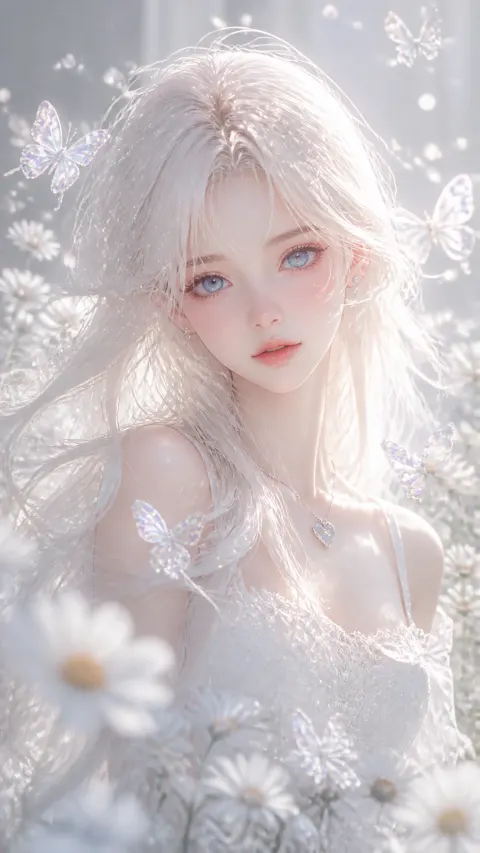 Dreamy Anime Girl 8K Wallpaper