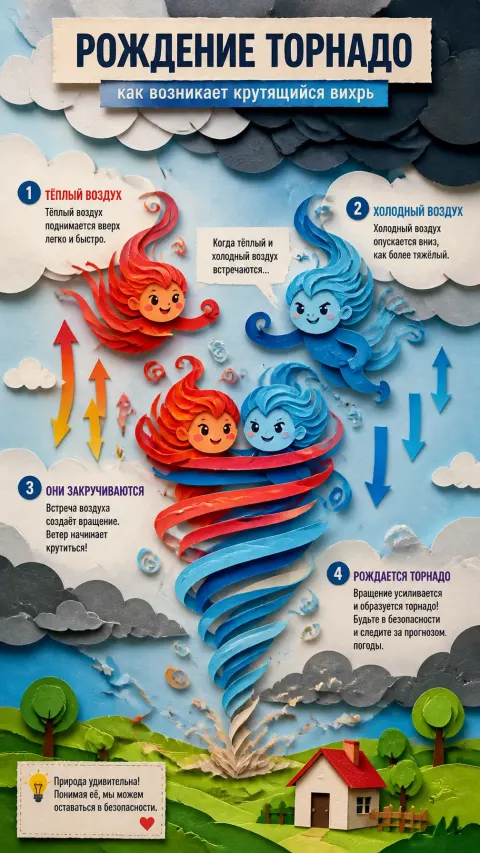 Tornado Birth Papercraft