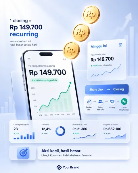 Rupiah Growth Dashboard Visual