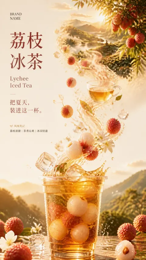 Lychee Iced Tea Premium KV