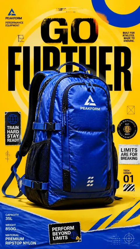 Bold Backpack Ad Campaign