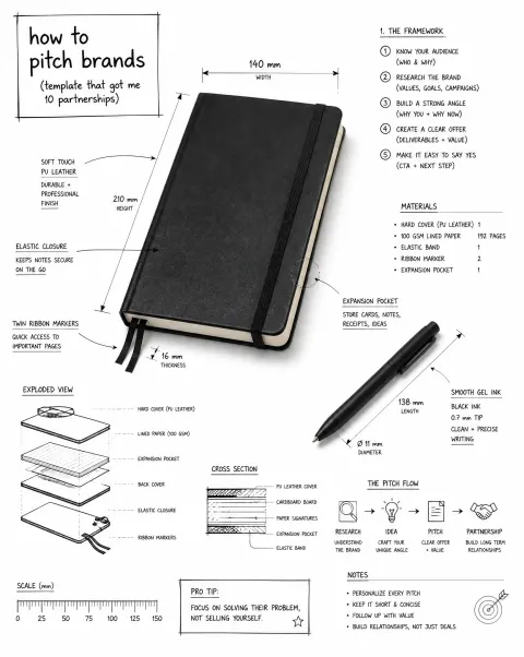 Brand Pitch Blueprint Infographic