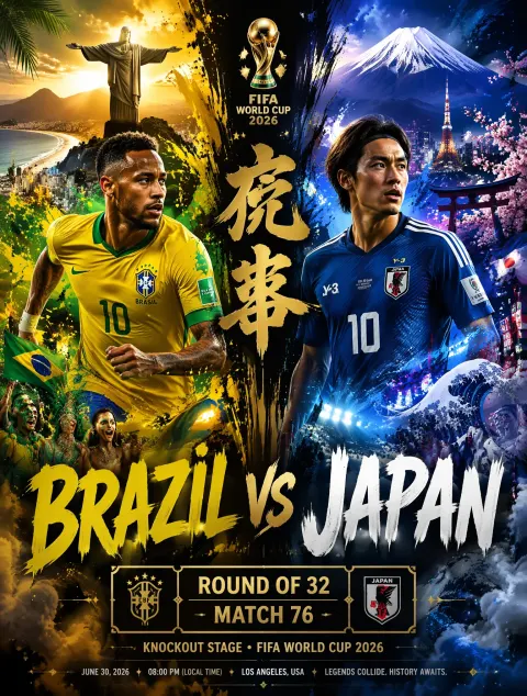 Epic FIFA World Cup Showdown Poster
