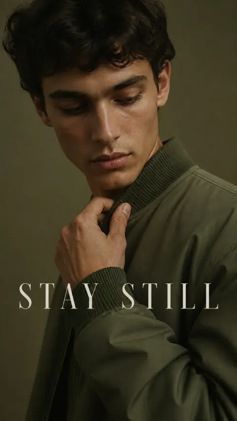 Still Luxury Male Portrait