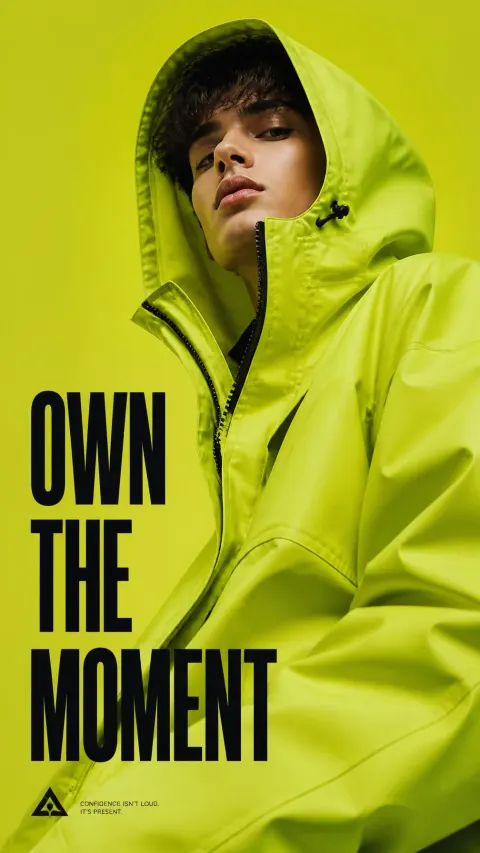 Neon Rain Jacket Editorial