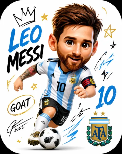 Chibi Football Star Icon