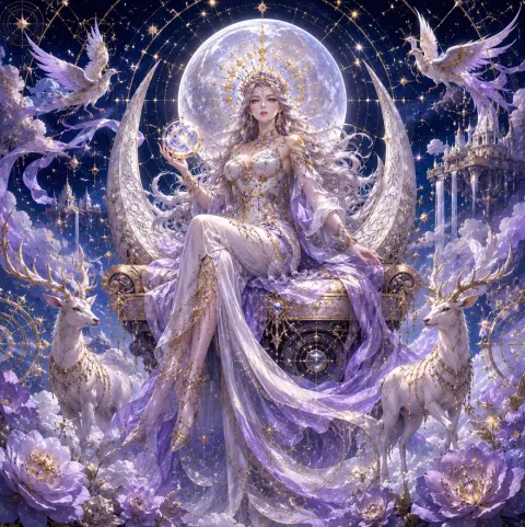 Luxury Lunar Queen Magazine Cover